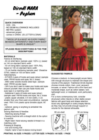 PATTERN - Modular Dirndl MARA - Peplum - THISISKACHI