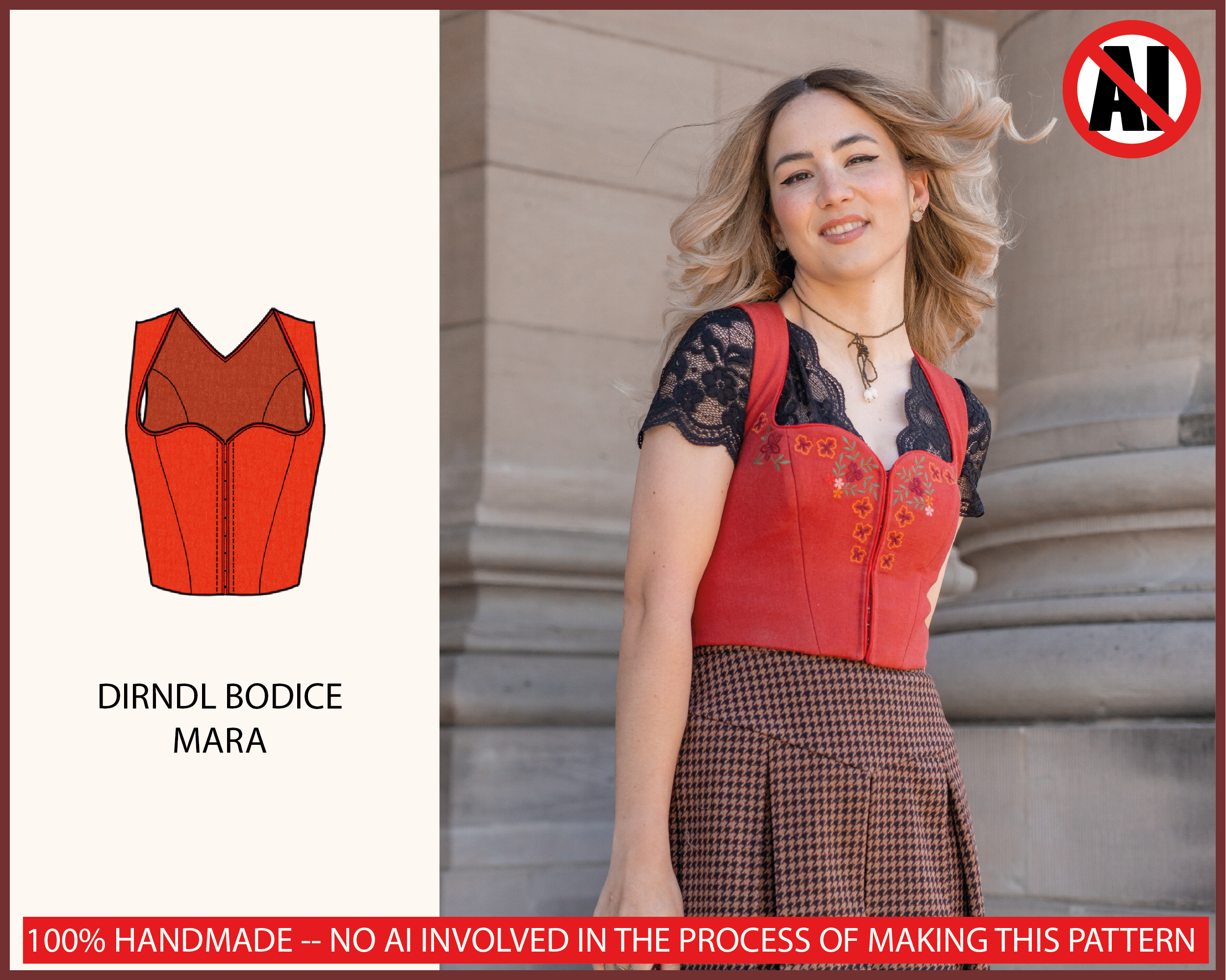 PATTERN - Dirndl MARA - Bodice - THISISKACHI