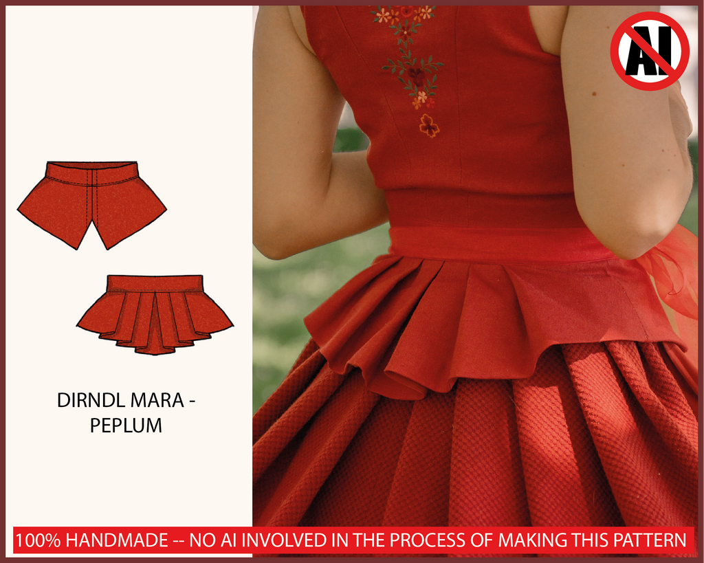 PATTERN - Modular Dirndl MARA - Peplum - THISISKACHI
