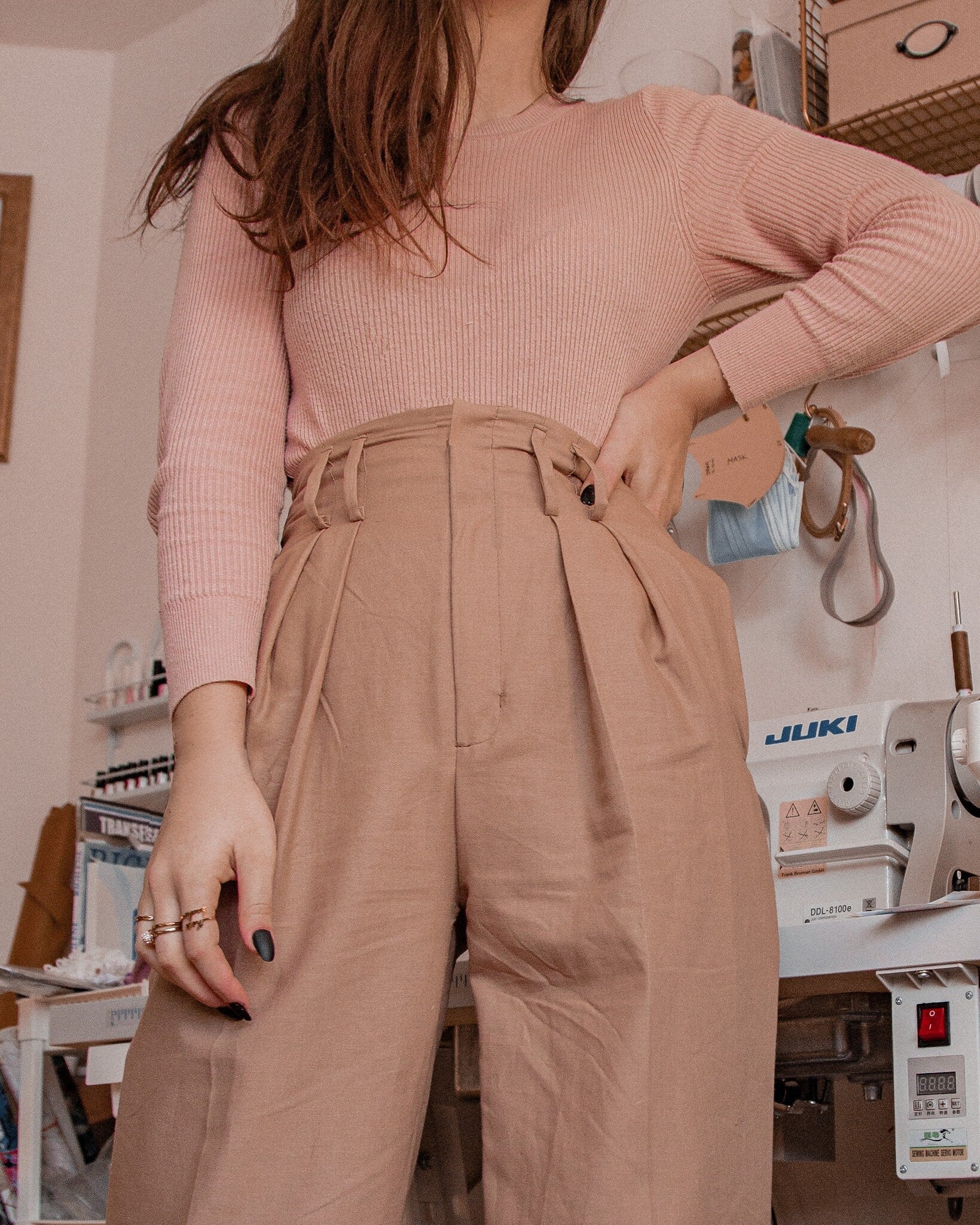 PATTERN - Tapered Wide Leg Pants MADELEINE - THISISKACHI