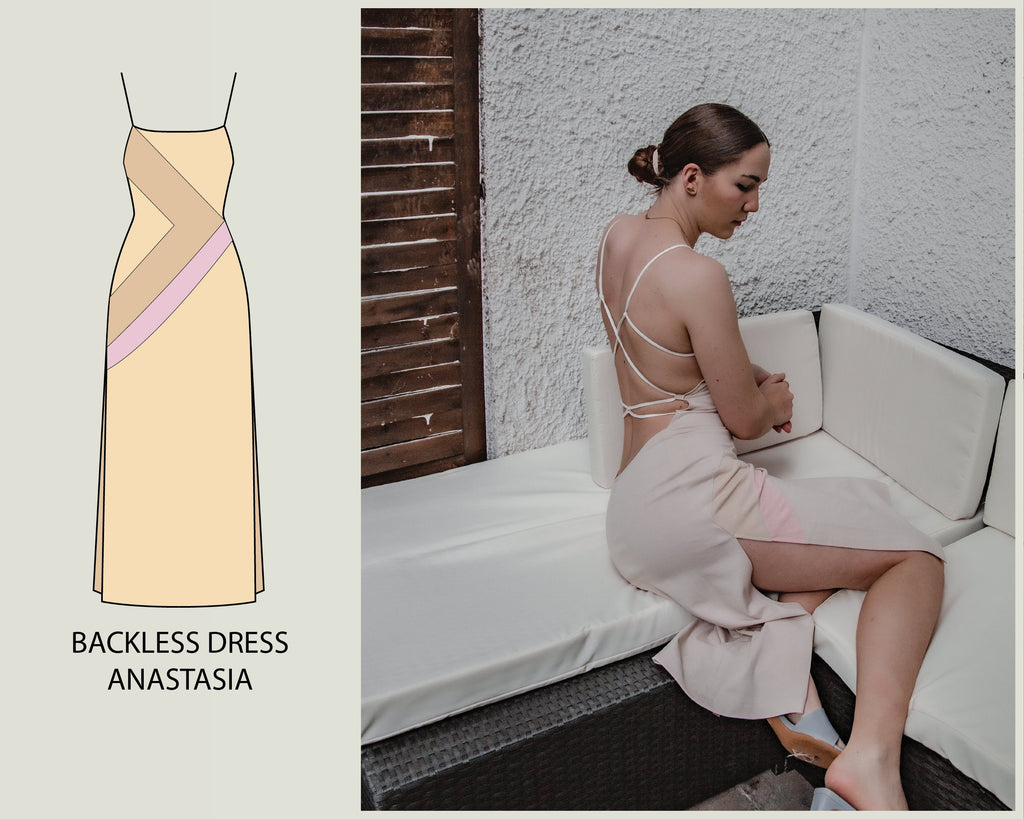 PATTERN - Backless Dress ANASTASIA - THISISKACHI