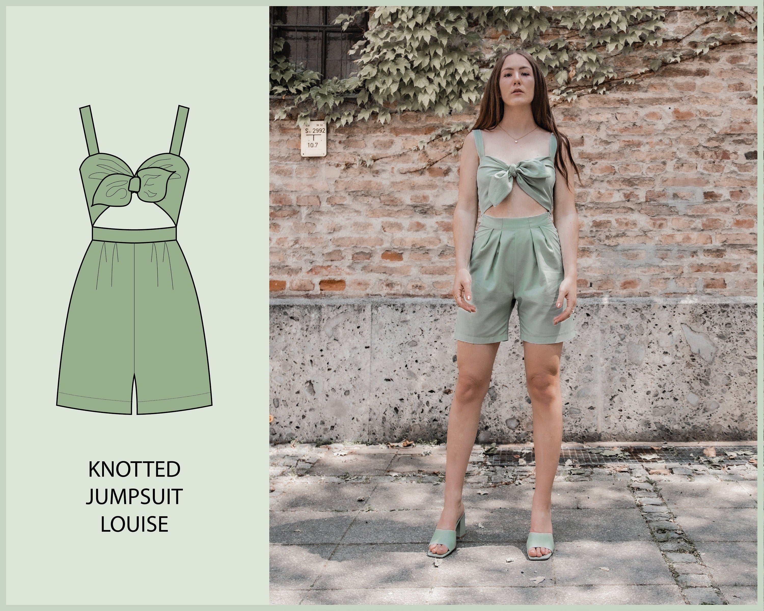 PATTERN - Knotted Jumpsuit LOUISE - THISISKACHI