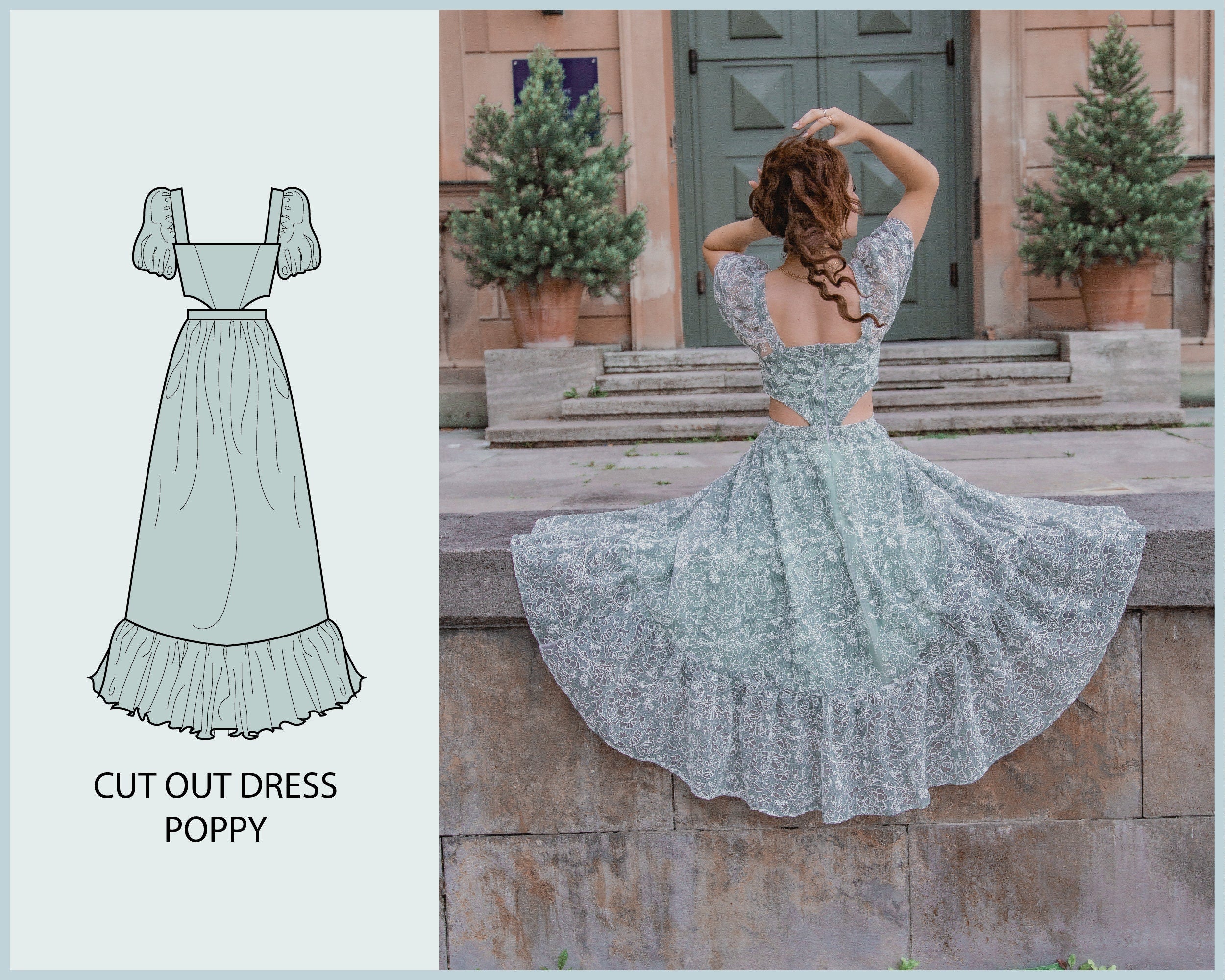 PATTERN - Cut Out Dress POPPY - THISISKACHI