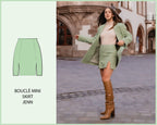 PATTERN - Bouclé Mini Skirt JENN - THISISKACHI