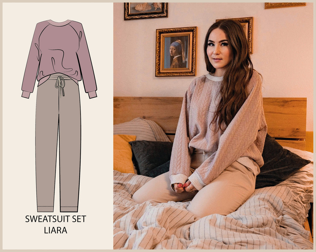 PATTERN - Sweatsuit Set LIARA (Lisa & Kiara) - THISISKACHI