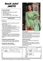 PATTERN - Bouclé Jacket JANETTE - THISISKACHI