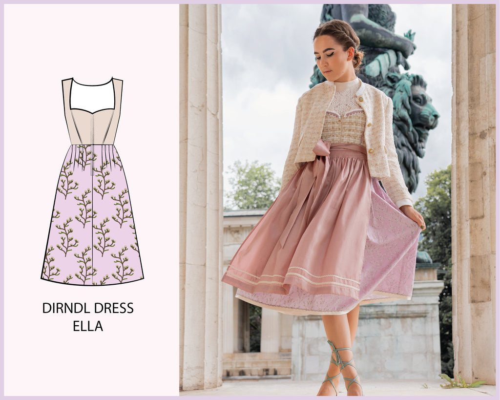 PATTERN - Dirndl Dress ELLA - THISISKACHI