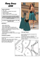 PATTERN - Flowy Dress LENA - THISISKACHI