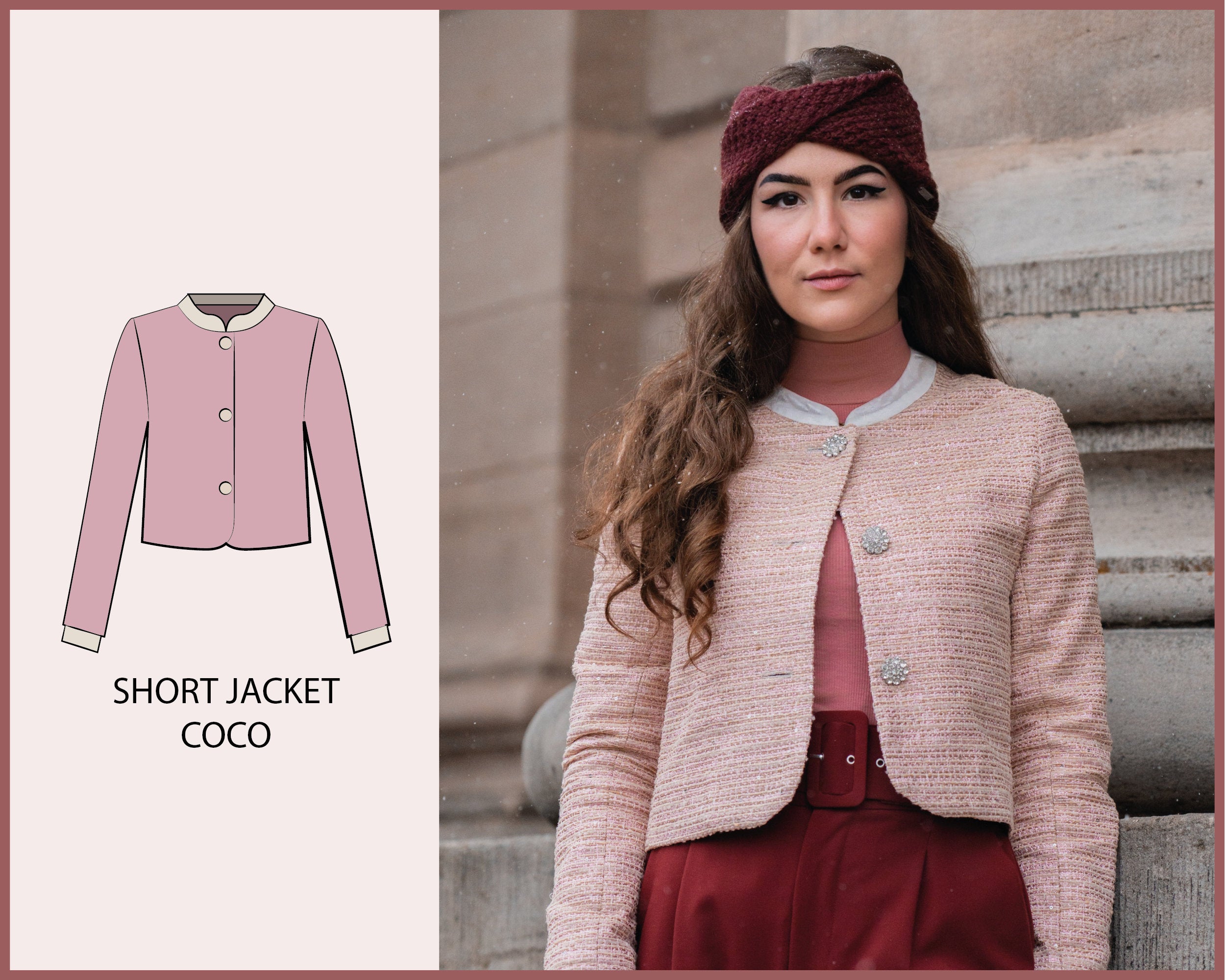 PATTERN - Short Jacket COCO - THISISKACHI