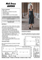 PATTERN - Midi Dress AURORA - THISISKACHI