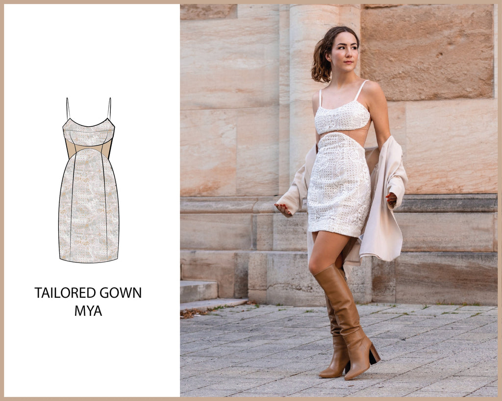 PATTERN - Tailored Gown MYA - THISISKACHI