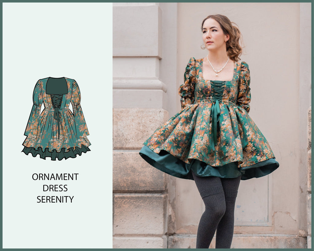 PATTERN - Ornament Dress SERENITY - THISISKACHI