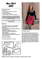 PATTERN - Mini Skirt LOVE - THISISKACHI