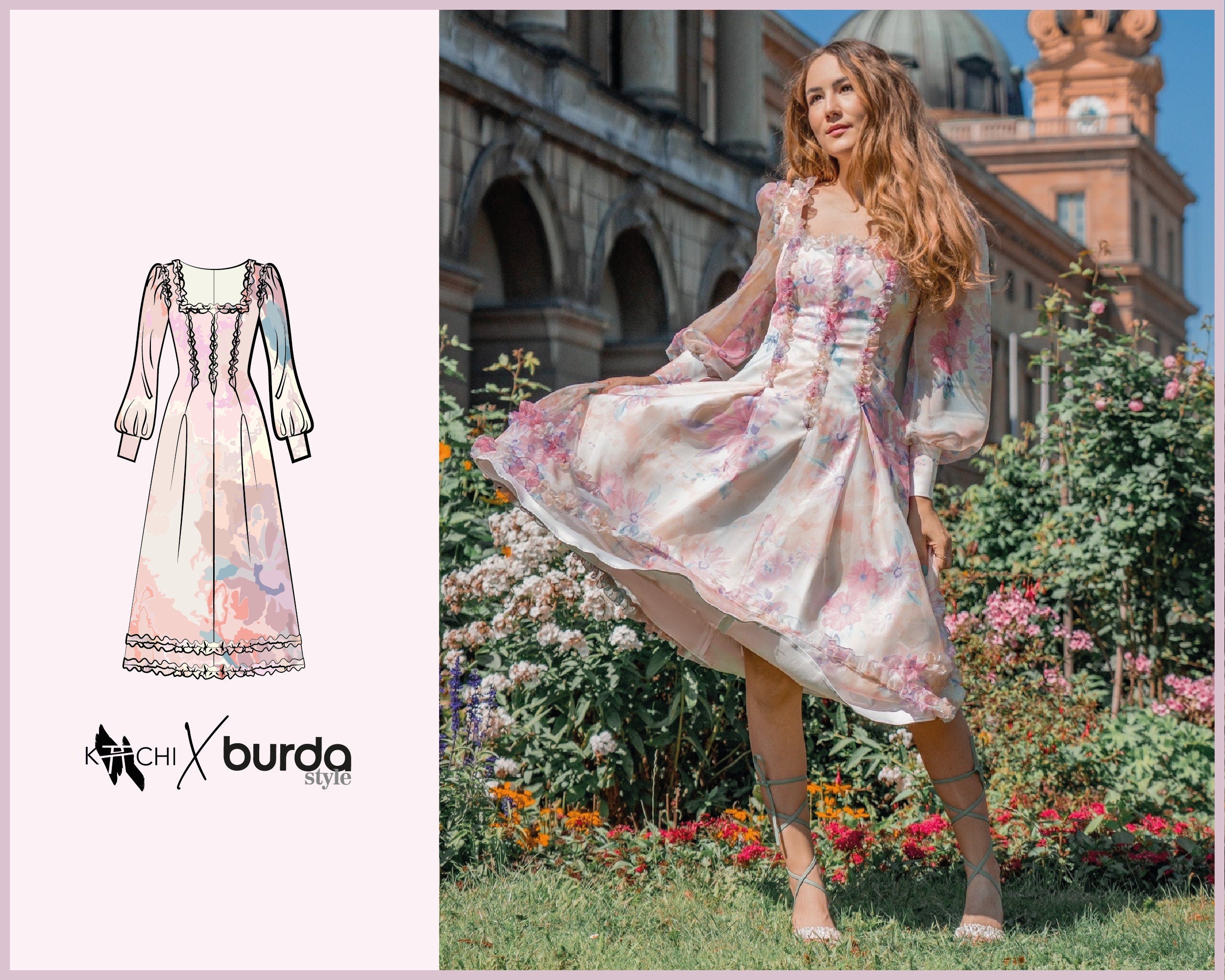 PATTERN - Summer Dress - THISISKACHI x Burda Style Germany
