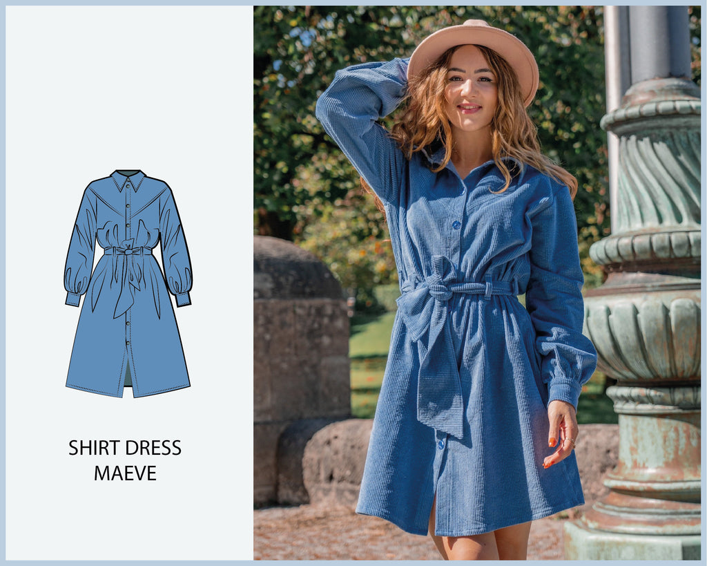 PATTERN - Shirt Dress MAEVE - THISISKACHI