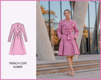 PATTERN - Trench Coat AUBRIE - THISISKACHI