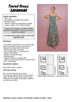 PATTERN - Tiered Dress SAVANNAH - THISISKACHI
