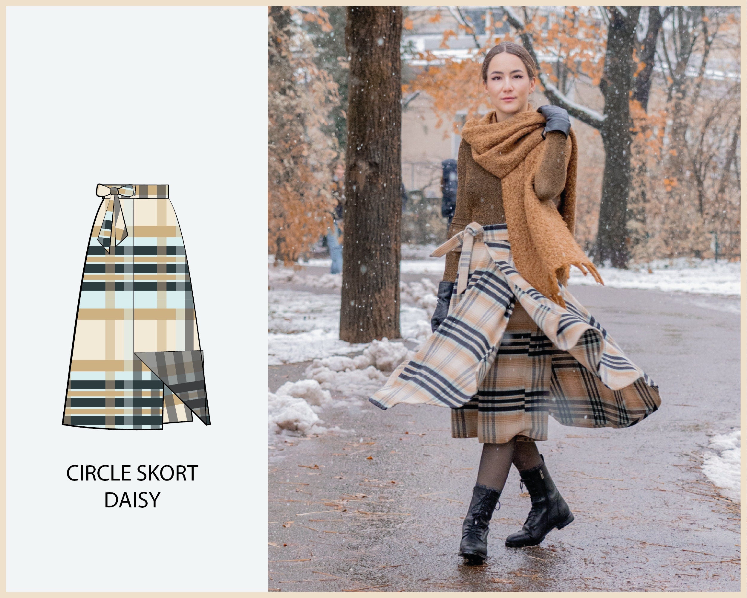 PATTERN - Circle Skort DAISY - THISISKACHI