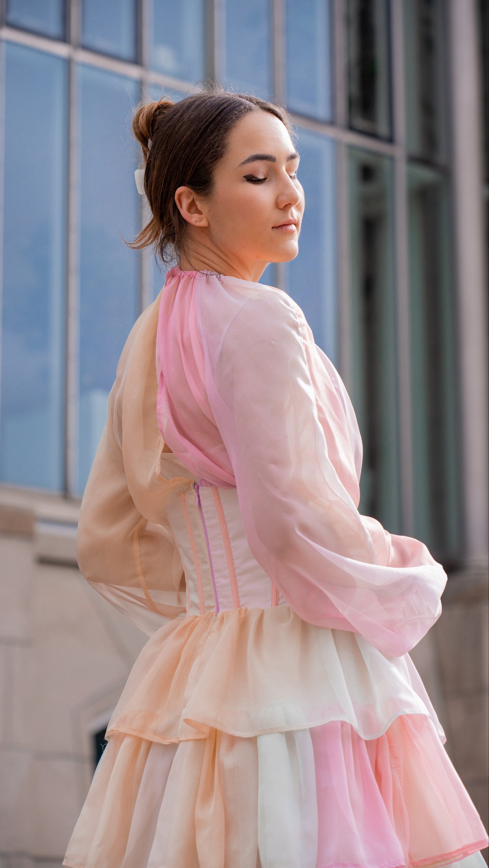 PATTERN - Ruffled Organza Dress LILLITH - THISISKACHI