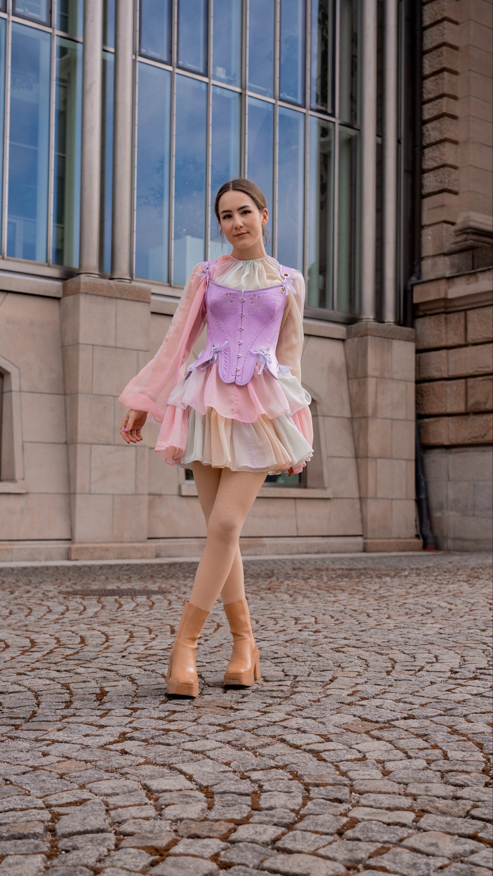 PATTERN - Ruffled Organza Dress LILLITH - THISISKACHI