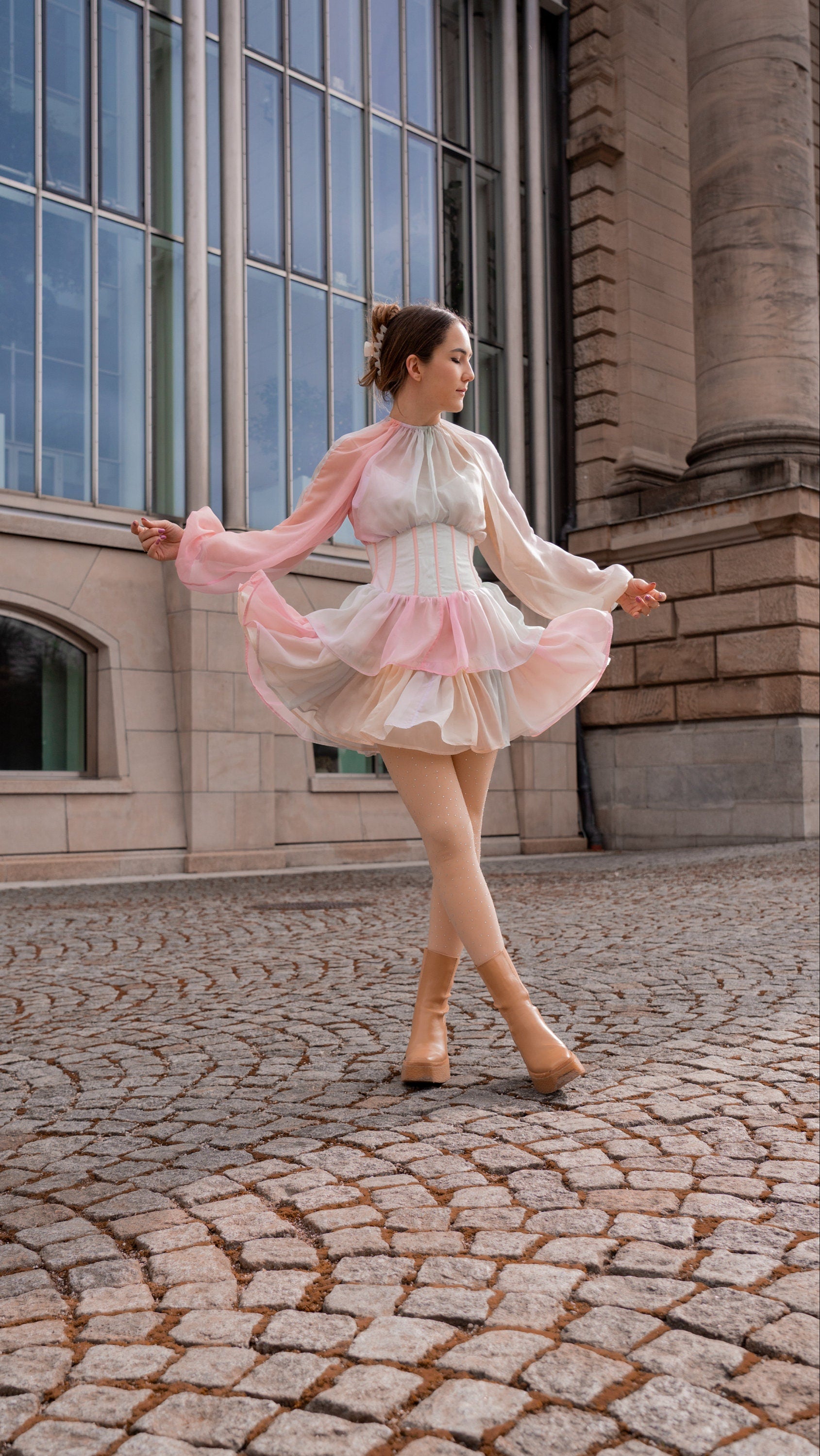 PATTERN - Ruffled Organza Dress LILLITH - THISISKACHI