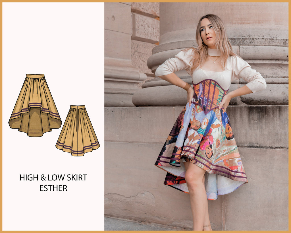 PATTERN - High and Low Skirt ESTHER - THISISKACHI