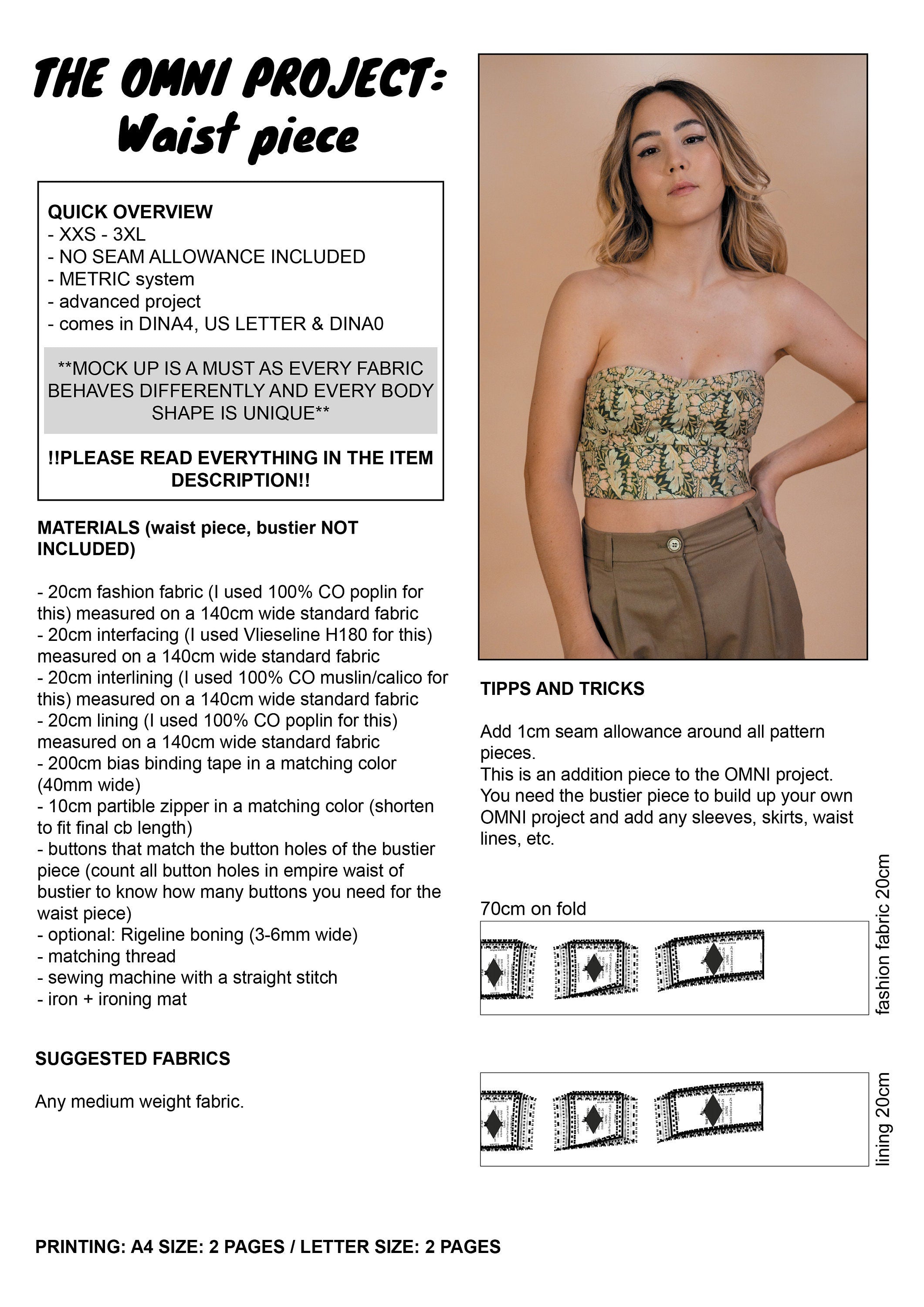 PATTERN - The OMNI project: Waist (Addition) - THISISKACHI