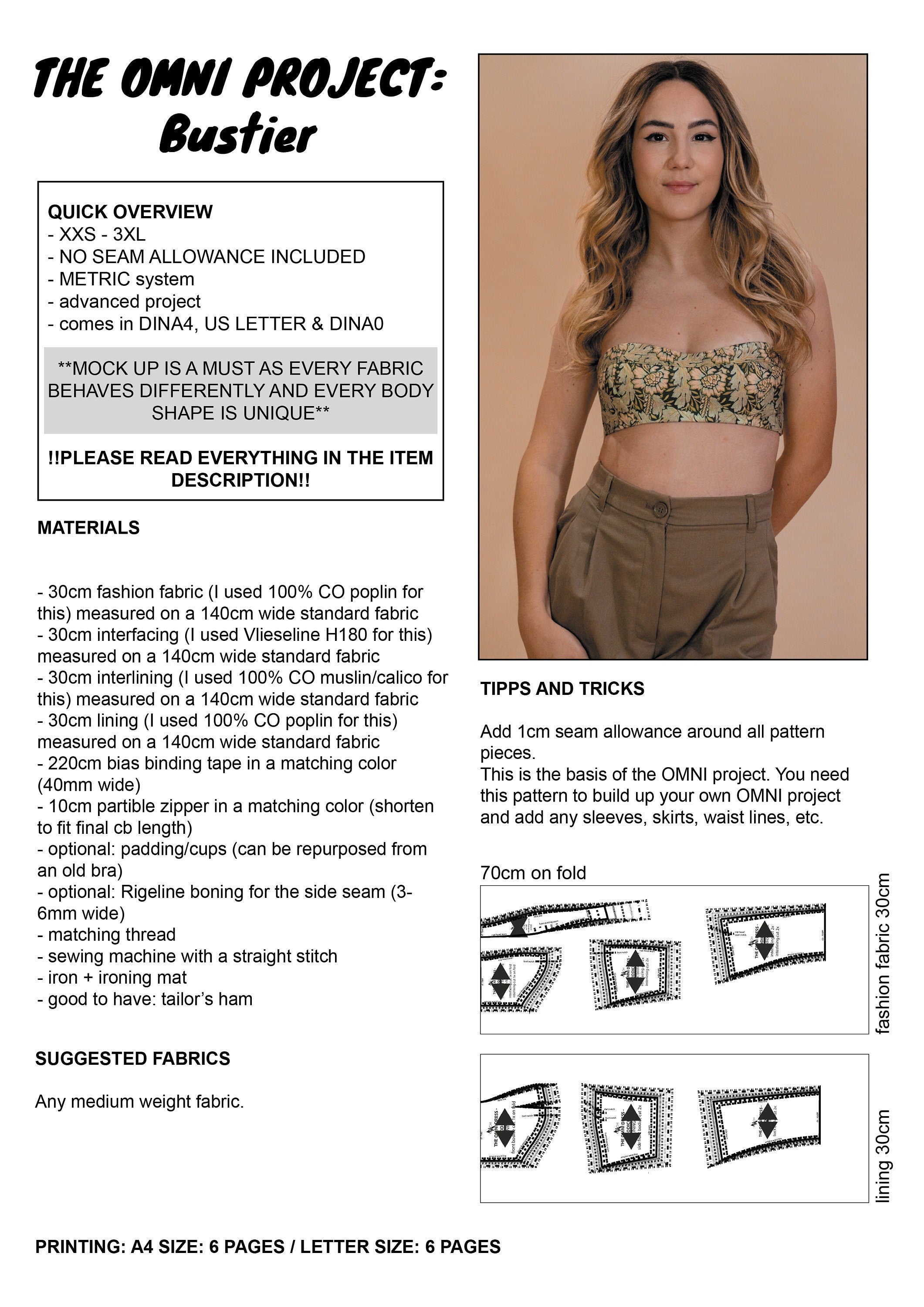 PATTERN - The OMNI project: Bustier (Base) - THISISKACHI