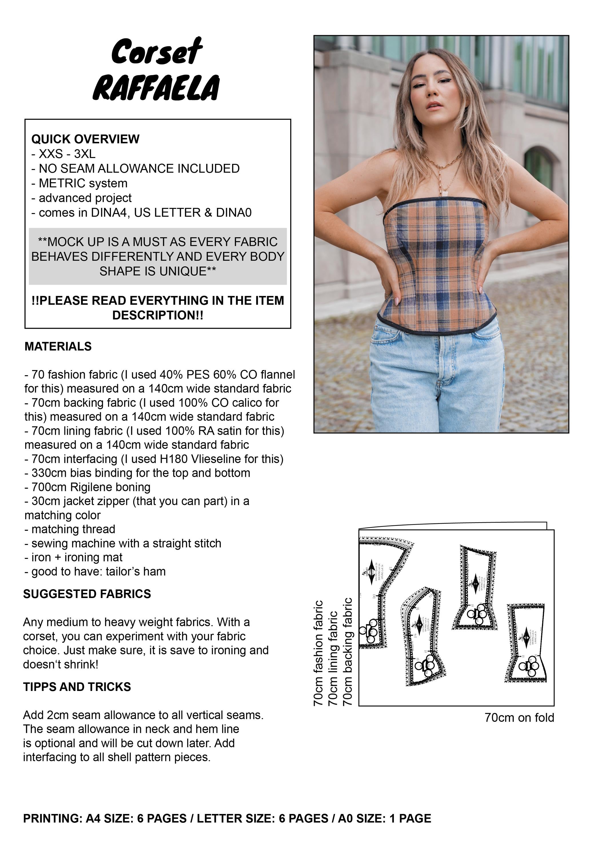 PATTERN - Corset RAFFAELA - THISISKACHI