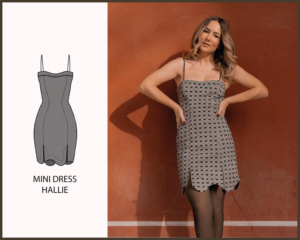 PATTERN - Mini Dress HALLIE - THISISKACHI