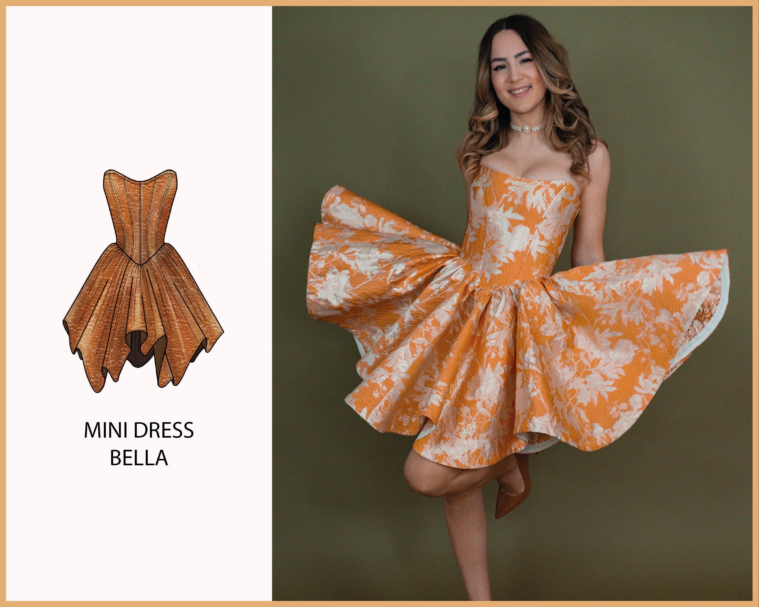 PATTERN - Mini Dress BELLA - THISISKACHI