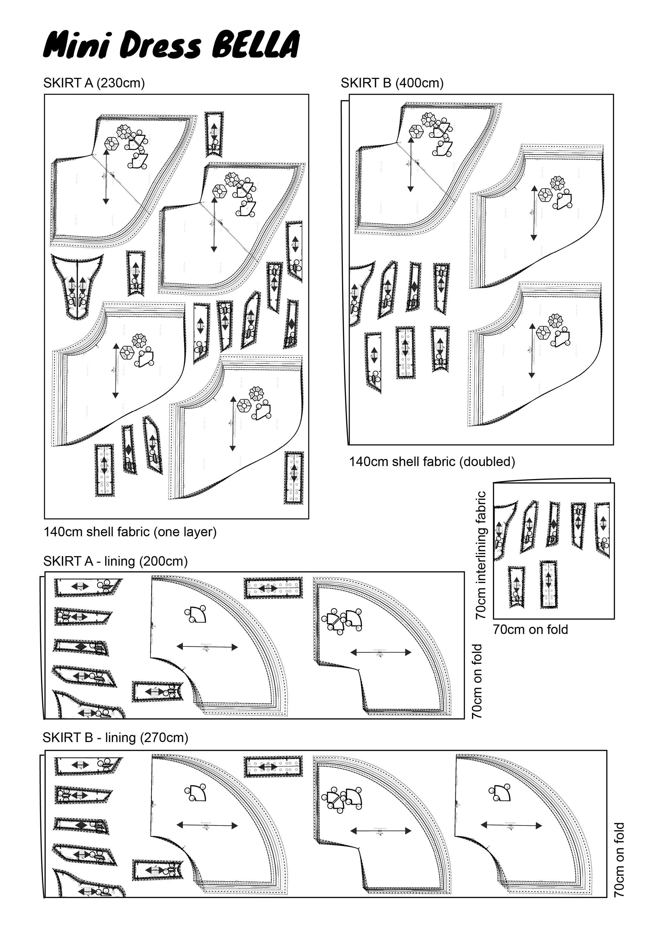 PATTERN - Mini Dress BELLA - THISISKACHI