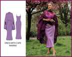 PATTERN - Dress with Cape MARINA - THISISKACHI