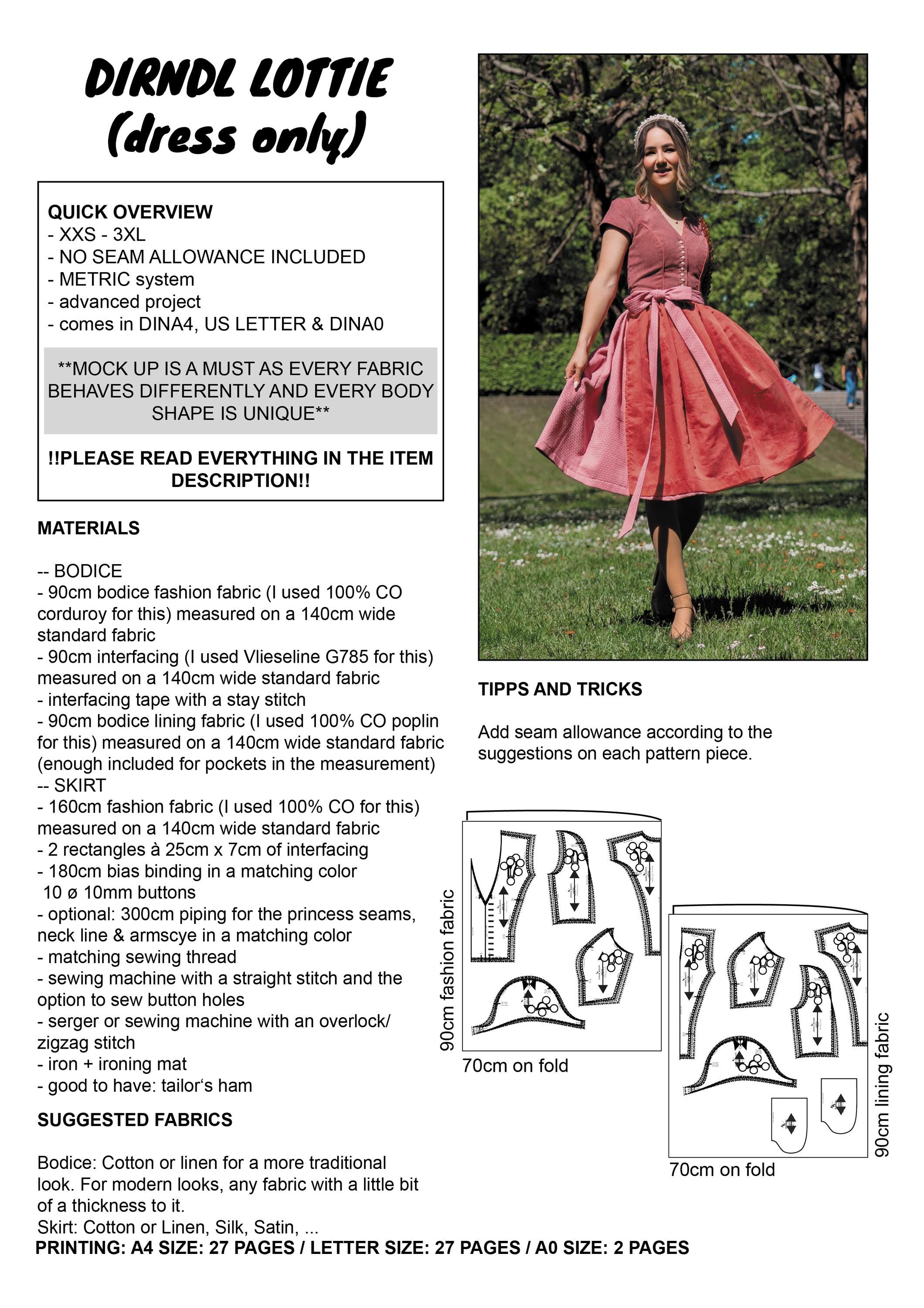PATTERN - Dirndl LOTTIE - THISISKACHI