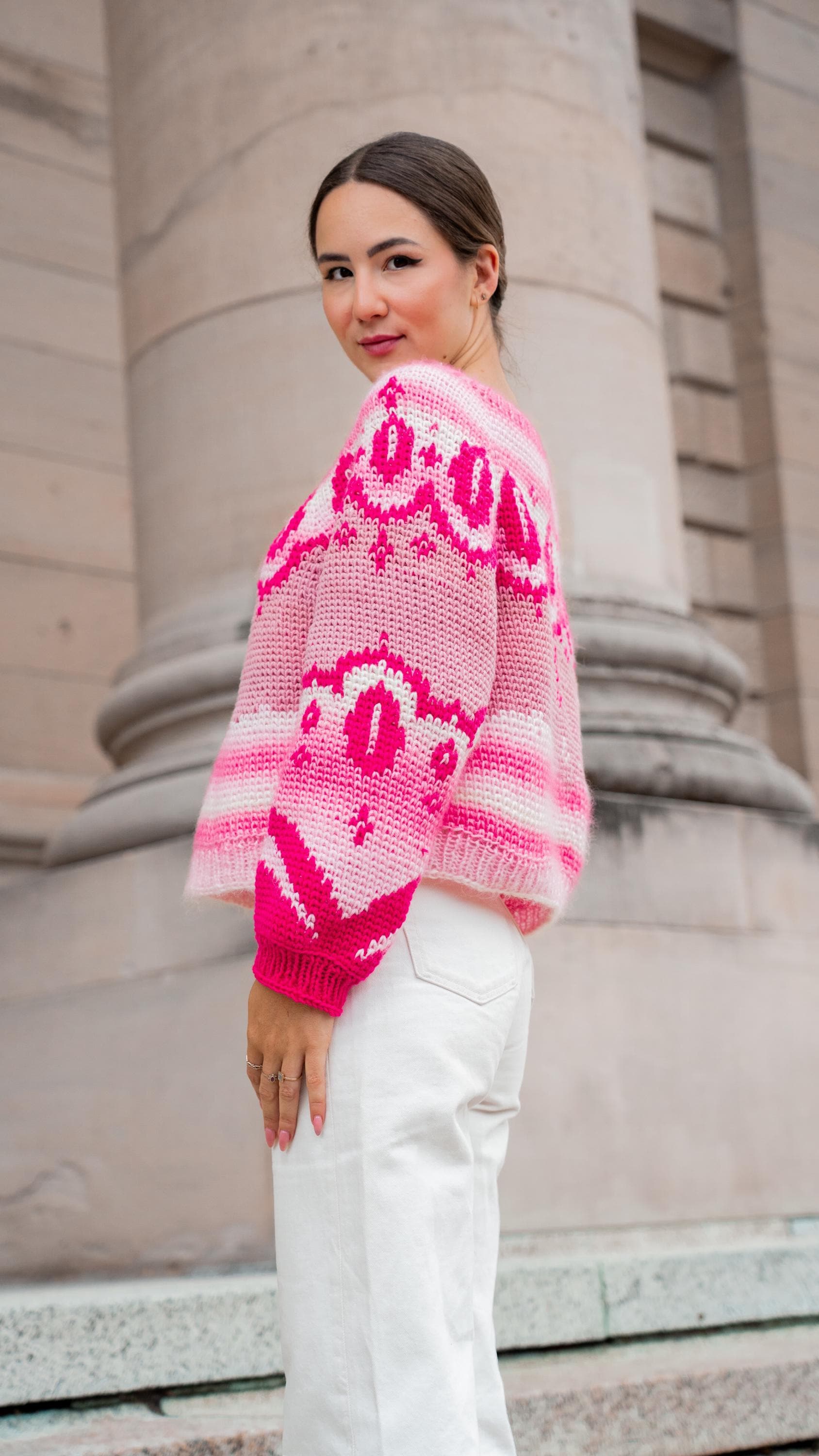 PATTERN - Crochet Sweater ERIKA - THISISKACHI