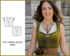 PATTERN - Dirndl Blouse DORA - THISISKACHI