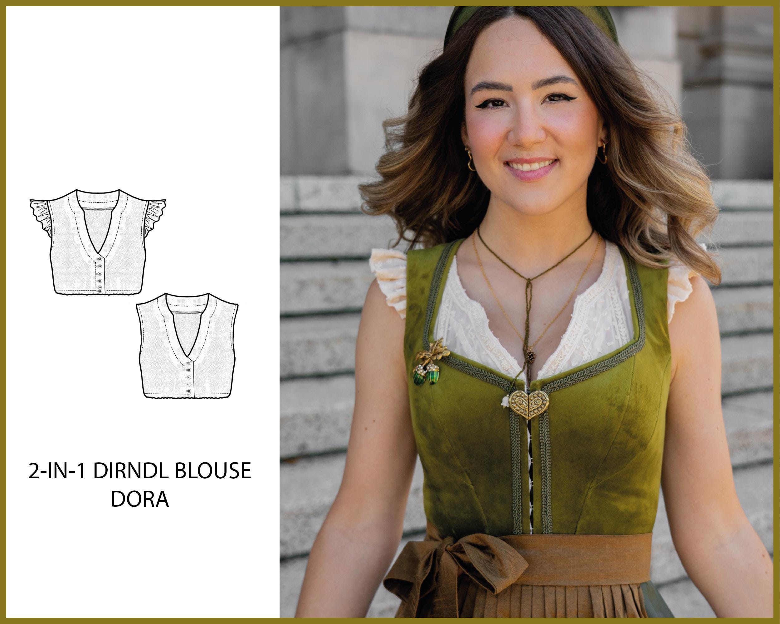 PATTERN - Dirndl Blouse DORA - THISISKACHI