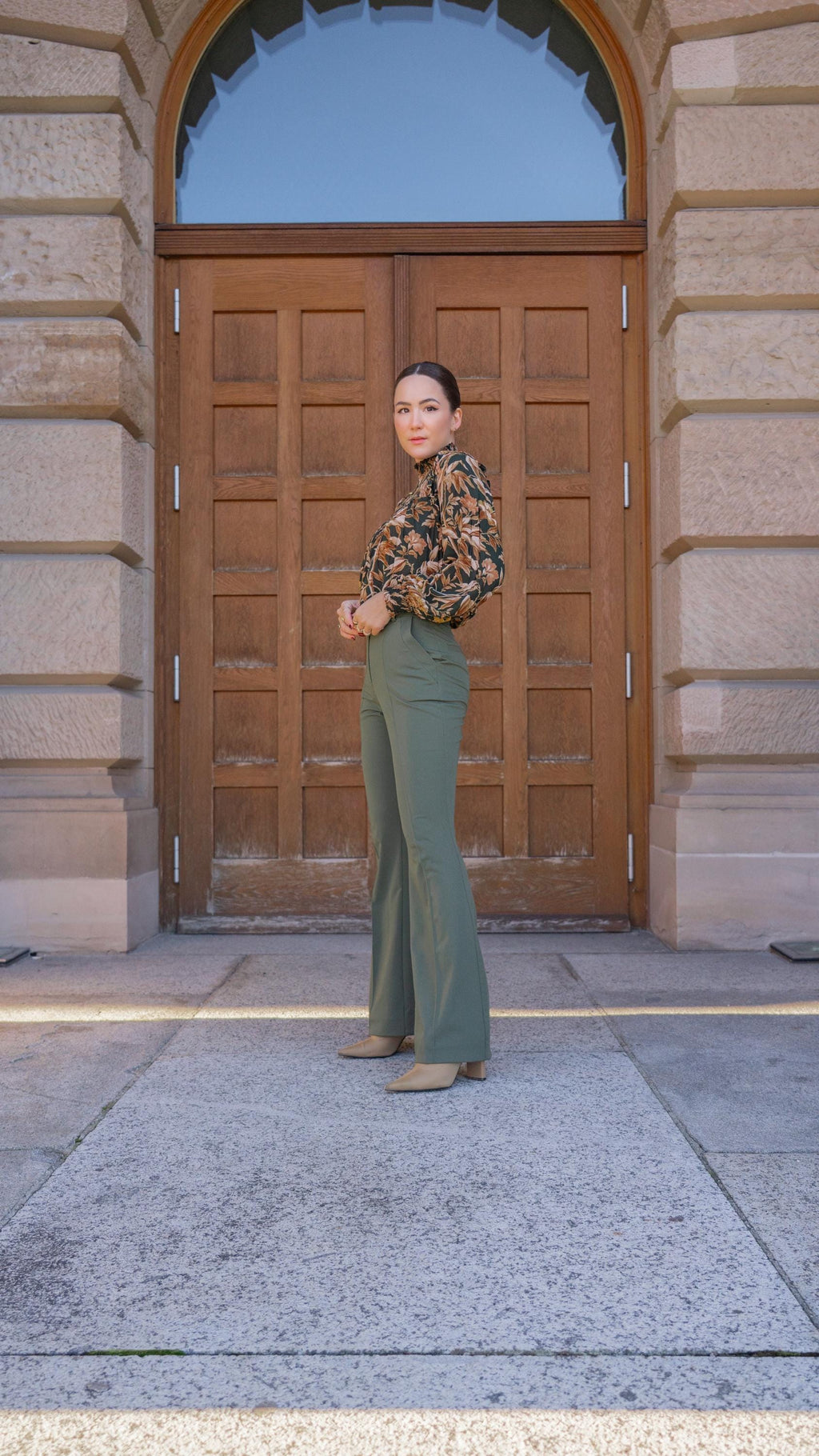 PATTERN - Bell Bottom Pants (Part of 3 Piece Suit ELYSSE) - THISISKACHI