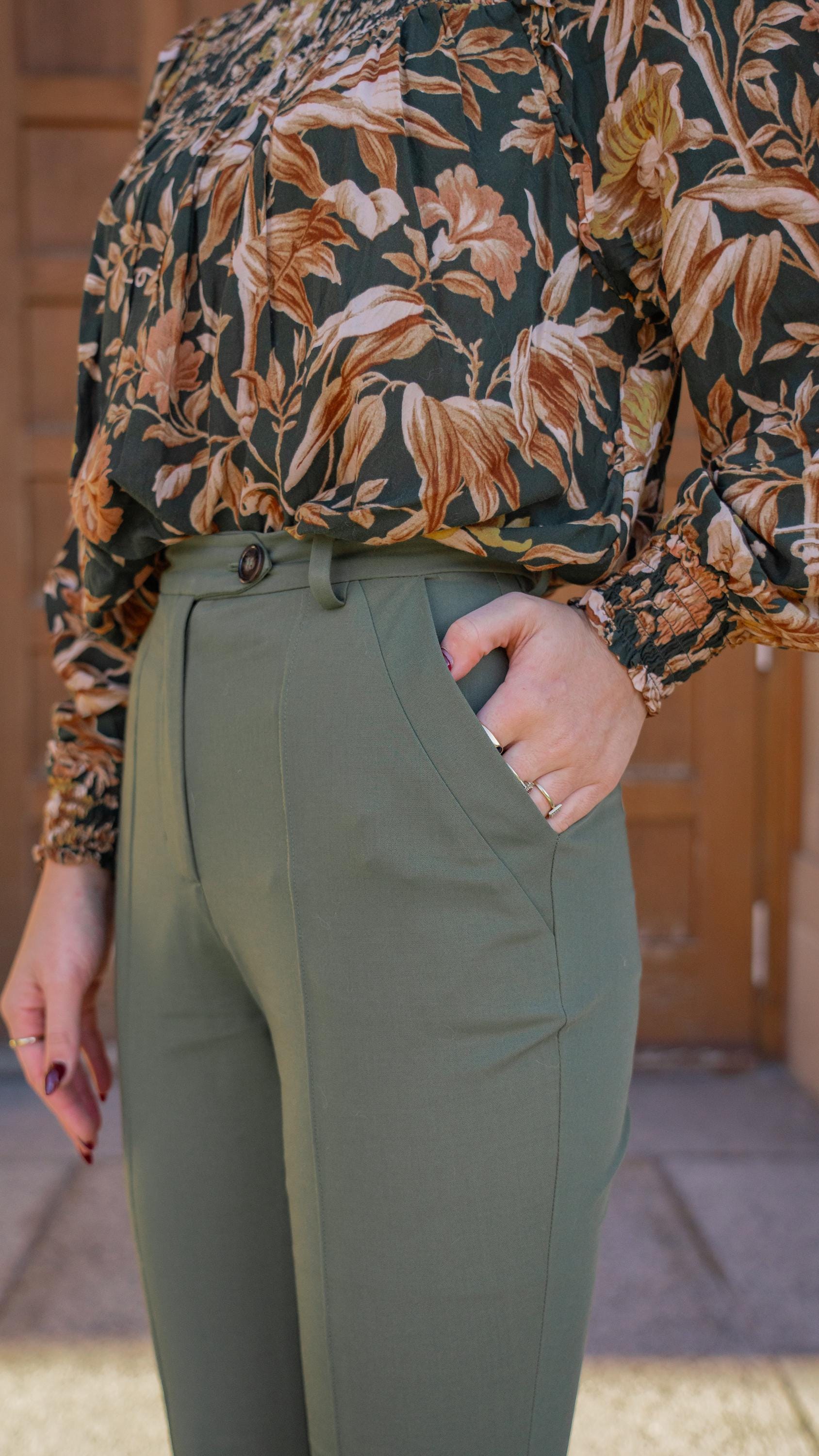 PATTERN - Bell Bottom Pants (Part of 3 Piece Suit ELYSSE) - THISISKACHI